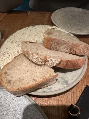 Sourdough and date butter   at Mallow - Borough Market in South East London