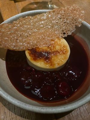 Creme brulee at Mallow - Borough Market in South East London
