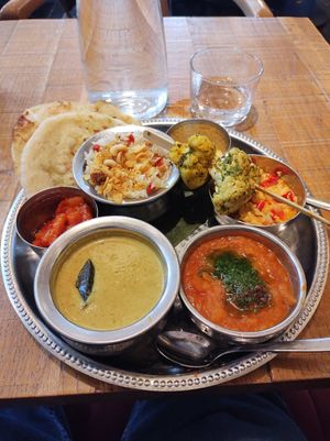 Mind blower Thalhi on the Brunch Menu #Veganuary at Mallow - Borough Market in South East London