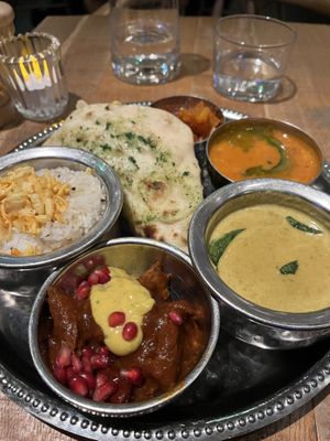 Market Thali  at Mallow - Borough Market in South East London