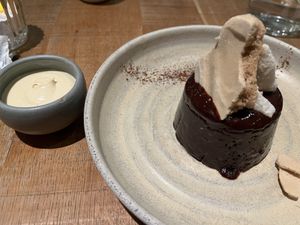 Desert   at Mallow - Borough Market in South East London