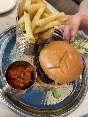 Tempeh burger   at Mallow - Borough Market in South East London