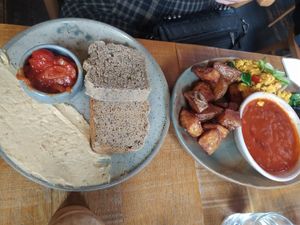 Full English breakfast - gluten free at Mallow - Borough Market in South East London