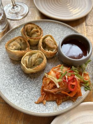Dumplings  at Mallow - Borough Market in South East London