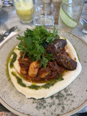 pimento bulgur chorizo   at Mallow - Borough Market in South East London