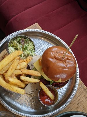 Beet burger 🍔 at Mallow - Borough Market in South East London