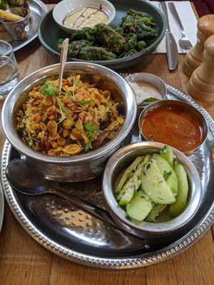 Mushroom Biryani, insanely good at Mallow - Borough Market in South East London