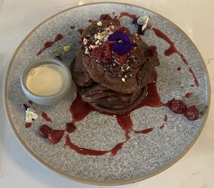 Black Forest Chocolate Pancakes  at Mallow - Borough Market in South East London