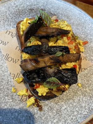Tofu scramble toast   at Mallow - Borough Market in South East London