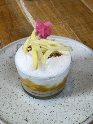 Chai dessert  at Mallow - Borough Market in South East London