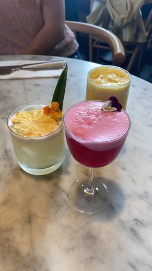 2 cocktails and a juice   at Mallow - Borough Market in South East London