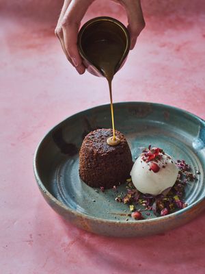 date molasses sticky toffee  at Mallow - Borough Market in South East London