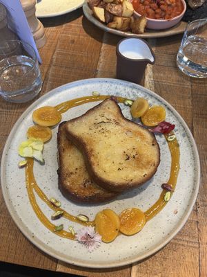 Crème brûlée French toast   at Mallow - Borough Market in South East London
