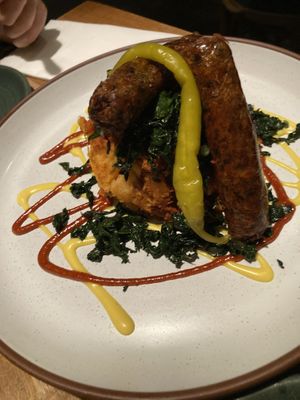 Sausage and Mash  at Mallow - Borough Market in South East London