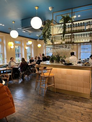 Downstairs dining room  #Veganuary at Mallow - Borough Market in South East London