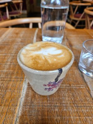 Flat white at Mallow - Borough Market in South East London