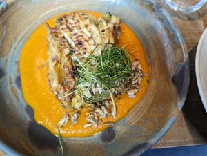 Lasagne - pan fried at Mallow - Borough Market in South East London