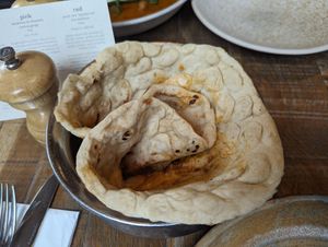 Flat bread at Mallow - Borough Market in South East London