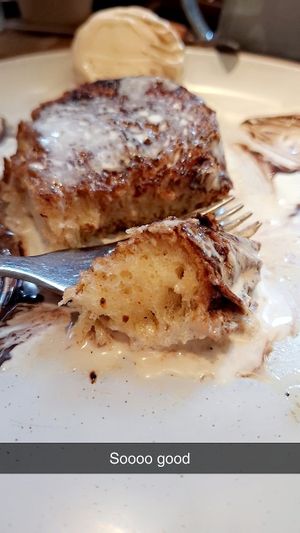 Churro brioche french toast à la mode at Mallow - Borough Market in South East London