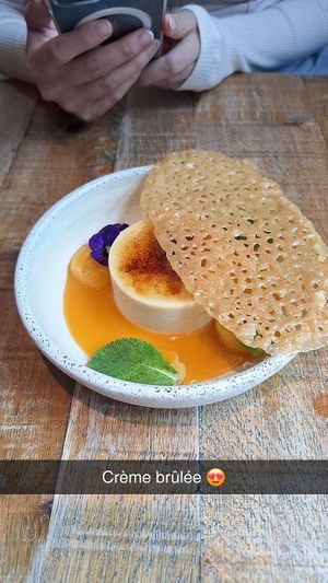 Crème brûlée at Mallow - Borough Market in South East London