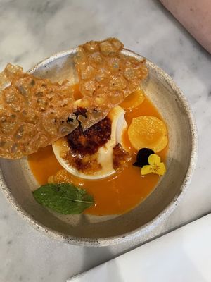 Creme brulee   at Mallow - Borough Market in South East London