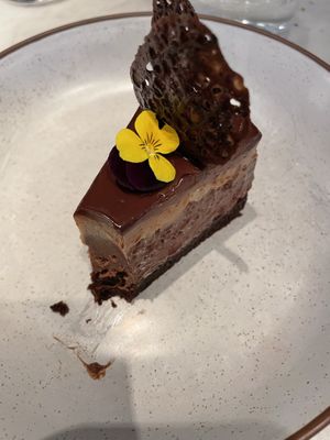 Chocolate mouse  at Mallow - Borough Market in South East London