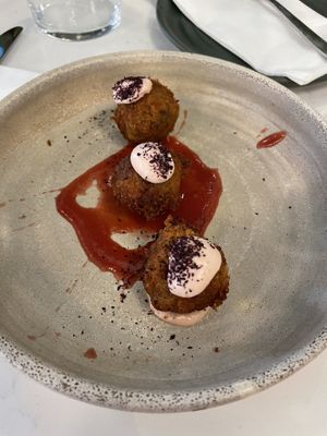 Croquettes  at Mallow - Borough Market in South East London