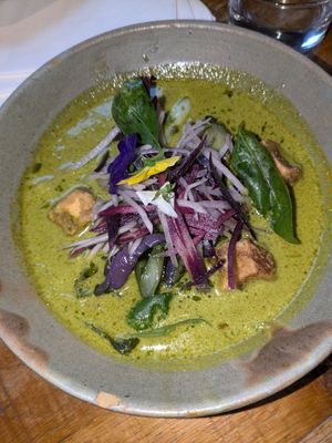 Green curry at Mallow - Borough Market in South East London