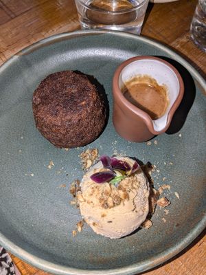Sticky toffee pudding at Mallow - Borough Market in South East London