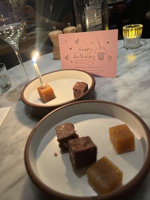 Birthday treat! Sharing menu Aug 2024  at Mallow - Borough Market in South East London