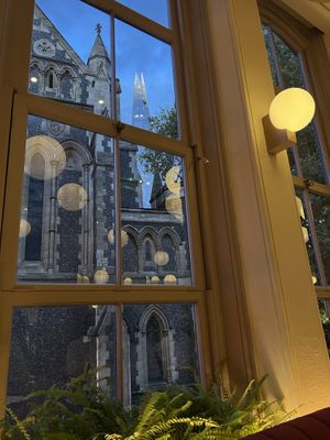 View from corner table   at Mallow - Borough Market in South East London