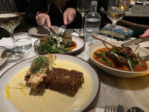 The Lasagna was the best! But I would have tried the entire menu   at Mallow - Borough Market in South East London