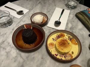 Must try the desserts   at Mallow - Borough Market in South East London