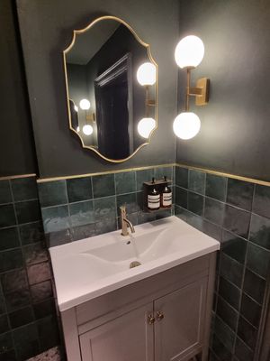 Sink at toilets at Mallow - Borough Market in South East London