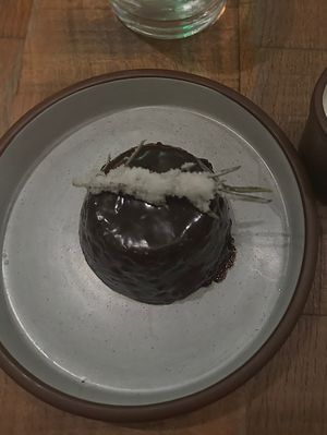 Chocolate pudding   at Mallow - Borough Market in South East London