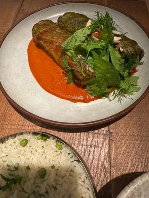 Cabbage dolma at Mallow - Borough Market in South East London