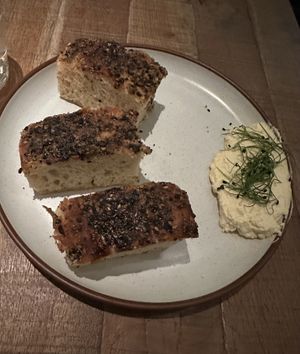 everything focaccia : caramelised onion b+tter  at Mallow - Borough Market in South East London