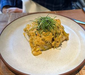Leek rarebit  at Mallow - Borough Market in South East London