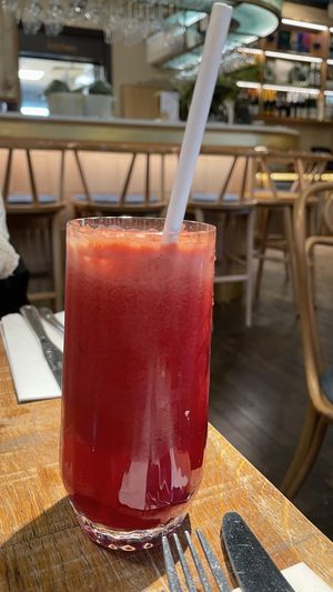 Fresh juice  at Mallow - Borough Market in South East London