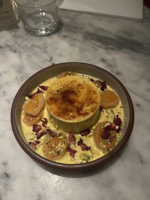 Crème brûlée  at Mallow - Borough Market in South East London