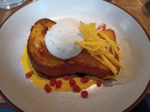 French toast at Mallow - Borough Market in South East London