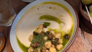 Hummus at Mallow - Borough Market in South East London