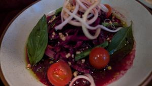 Thai salad at Mallow - Borough Market in South East London