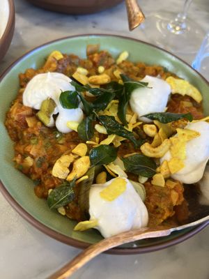 Charred leeks - very tasty  at Mallow - Borough Market in South East London