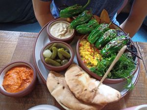 Meze brunch at Mallow - Borough Market in South East London