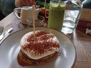 Tiramisu pancake at Mallow - Borough Market in South East London