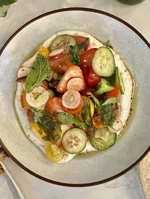 Fattoush  at Mallow - Borough Market in South East London