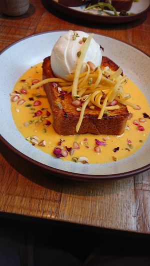 Mango French toast at Mallow - Borough Market in South East London
