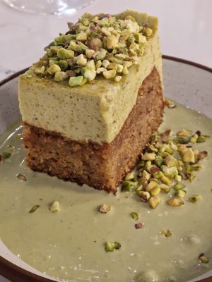 Pistacchio cake at Mallow - Borough Market in South East London