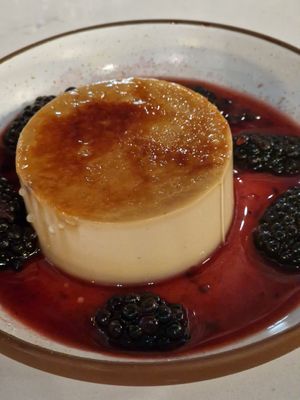 Creme brulee at Mallow - Borough Market in South East London